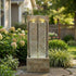 Resin Sandstone Outdoor Wall Water Fountain with Warm